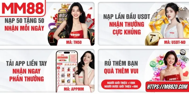 Khuyến mãi MM88 với nhiều thiết kế mới cho hội viên